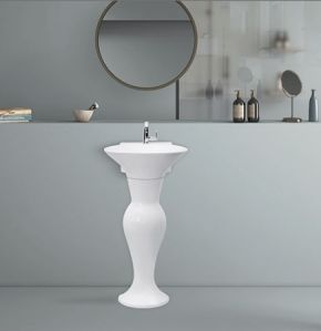 DOLPHIN Full Pedestal Wash Basin