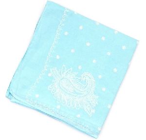 Light Blue Chikankari Embroidered Ladies Cotton Saree