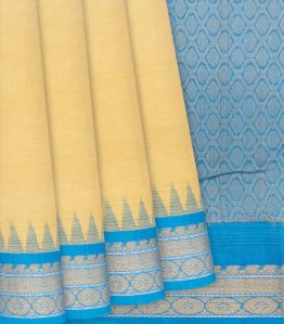 Sandal Handloom Chirala Silk Cotton Ladies Saree