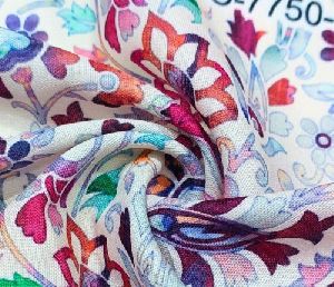 Floral Printed Fabric for Mens Garments