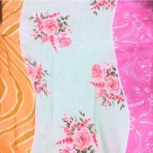 Gorgeous Digital Print: Viscose Organza Fabric with Stunning Designs