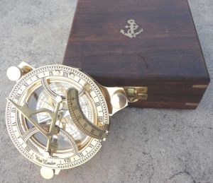 Solid Brass Nautical Compass