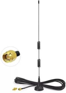 Copper Cable 5dBi SMA Plug Connector Straight with Double Spring Magnetic Base Antenna