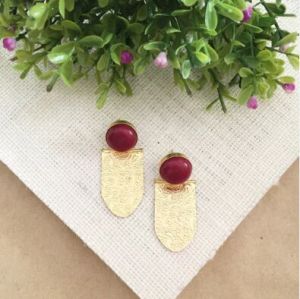 Binita Golden Drop Earring