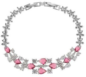 Ruby Blossom Woman Bracelet