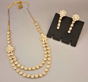 Zevarly Jancy Wedding Two-Line Necklace Set