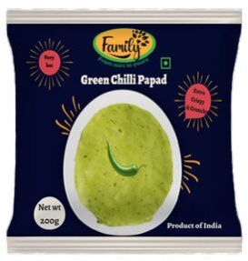 Green Chilli Papad