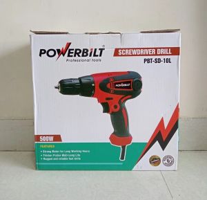 500 w powerbilt screwdriver drill machine