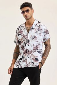 BLACK ABSTRACT Fit Mens SHIRT