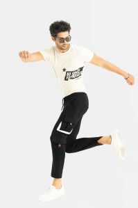 ENTRANT BLACK Mens TRACK PANTS