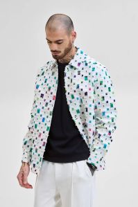 MULTICOLOUR RELAXED FIT Mens JACKET