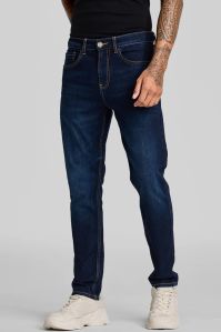 NAVY Mens TAPERED FIT JEANS