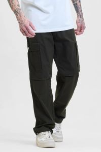 OLIVE MULTI-POCKET Mens CARGO PANTS