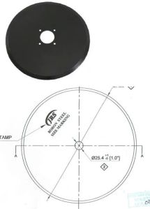 Flat Seeder Harrow Disc