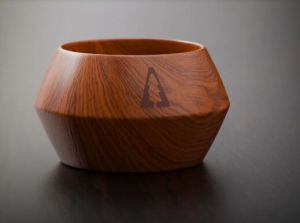 1pc teak neem wood serving bowl