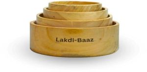 Toxic Wooden Bowl Set for Salad/Serving/Soup