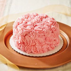 Romantic Pink Blush Strawberry Cake