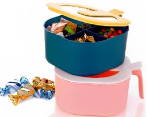 AIR-TIGHT DRY-FRUIT STORAGE CONTAINER WITH LID