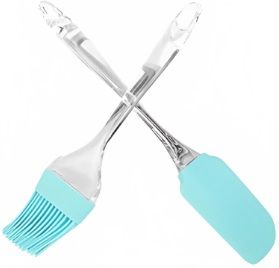 SPATULA AND OIL BRUSH