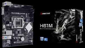 Biostar H61MHV3 DDR3 Motherboard For Intel 3rd 2nd Gen