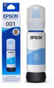 Epson 001 Cyan Genuine Inkjet Ink Bottle 70ml