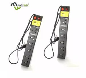 Multybyte 6 socket 1 switch 1.5m Spike