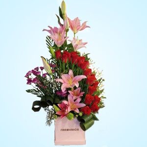 Mix Flower Box Arrangement