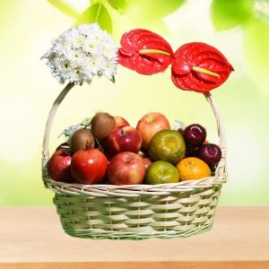 Tasty Mixed Fruits Gift Basket