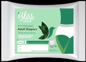 Bliss Natural Organic Adult Diaper Pants Pack of 2