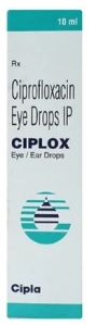 Ciplox Ciprofloxacin Eye Ear Drops