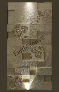 Stone Cladding Carved Leaf Pattern