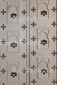 Thikri Glass Work in Marble Design