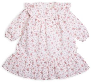 Butterfly Style Muslin Dress For Girls