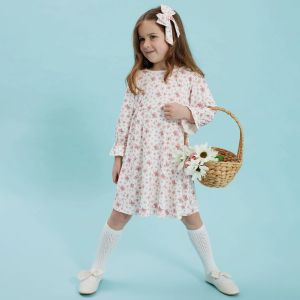 Butterfly Style Peplum Dress For Girls