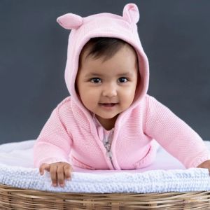 Knitted Hoodie For Baby