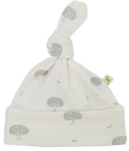 Wish Tree Style Neutral Knotted Beanie For Baby