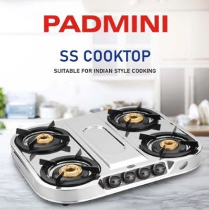 PADMINI 4 Burner Stainless Steel Cooktop CS-407 HF