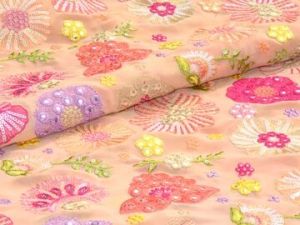 1.5 Meters Of Viscose Georgette Fabric