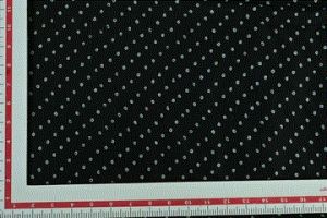 Precuts Of Black & White Bandhani Printed Chanderi Cotton Silk Blend Fabric