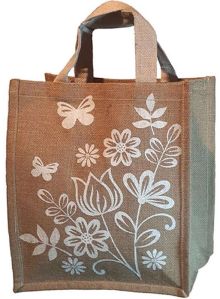 custom printed jute shopping bags 1135