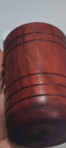 red sandal wood tea cup