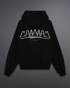 Mens Cannac Blackout Oversized Hoodie