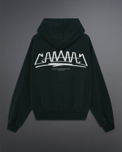 Mens Cannac Emerald Forest Green Oversized Hoodie