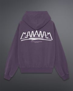 Mens Cannac Purple Haze Oversized Hoodie