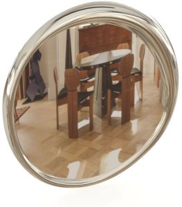 Classic Wane Moon Silver Mirror