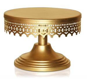 Gold Round Shape Cake Stand