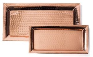 Vintage Copper Serving Tray