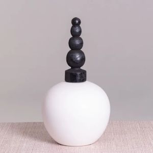 Aztec Aspirations (Black/ White) Ceramic Home Dcor