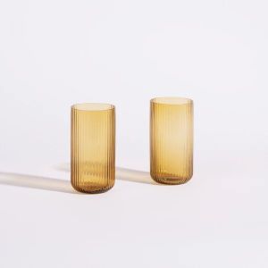 RIDGE HIGHBALL GLASS (SET OF 2)