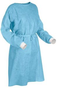 Multicolor Ankle Length Surgical Gown